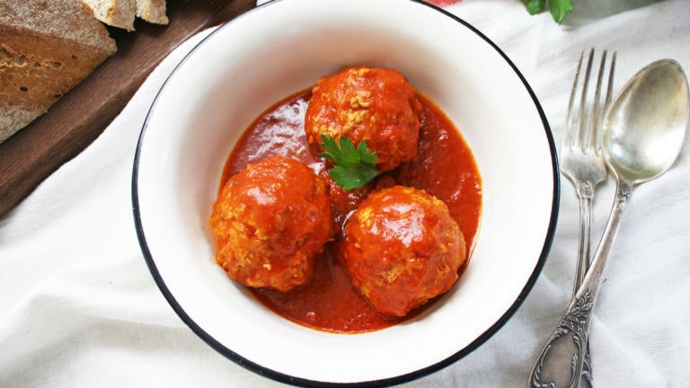 Russian meatballs comfort food