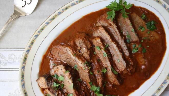 classic Passover brisket recipe for seder